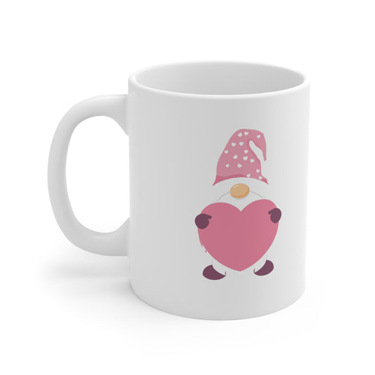 Valentine Gnome Mug - "You are my person" 11oz Cute Heart Coffee Cup